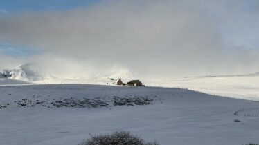 Les burons sous la neige